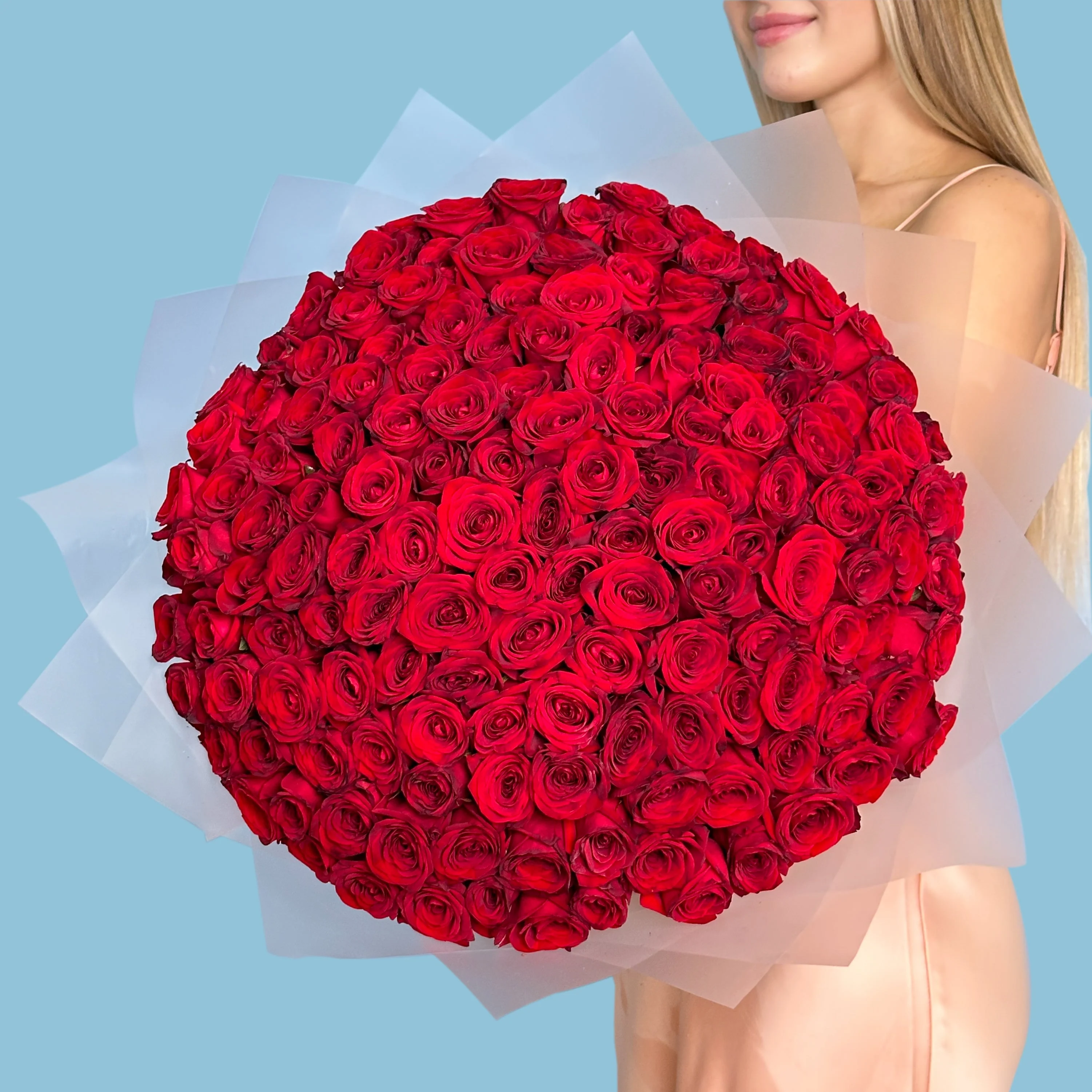 150 Red Roses Premium - Image 2