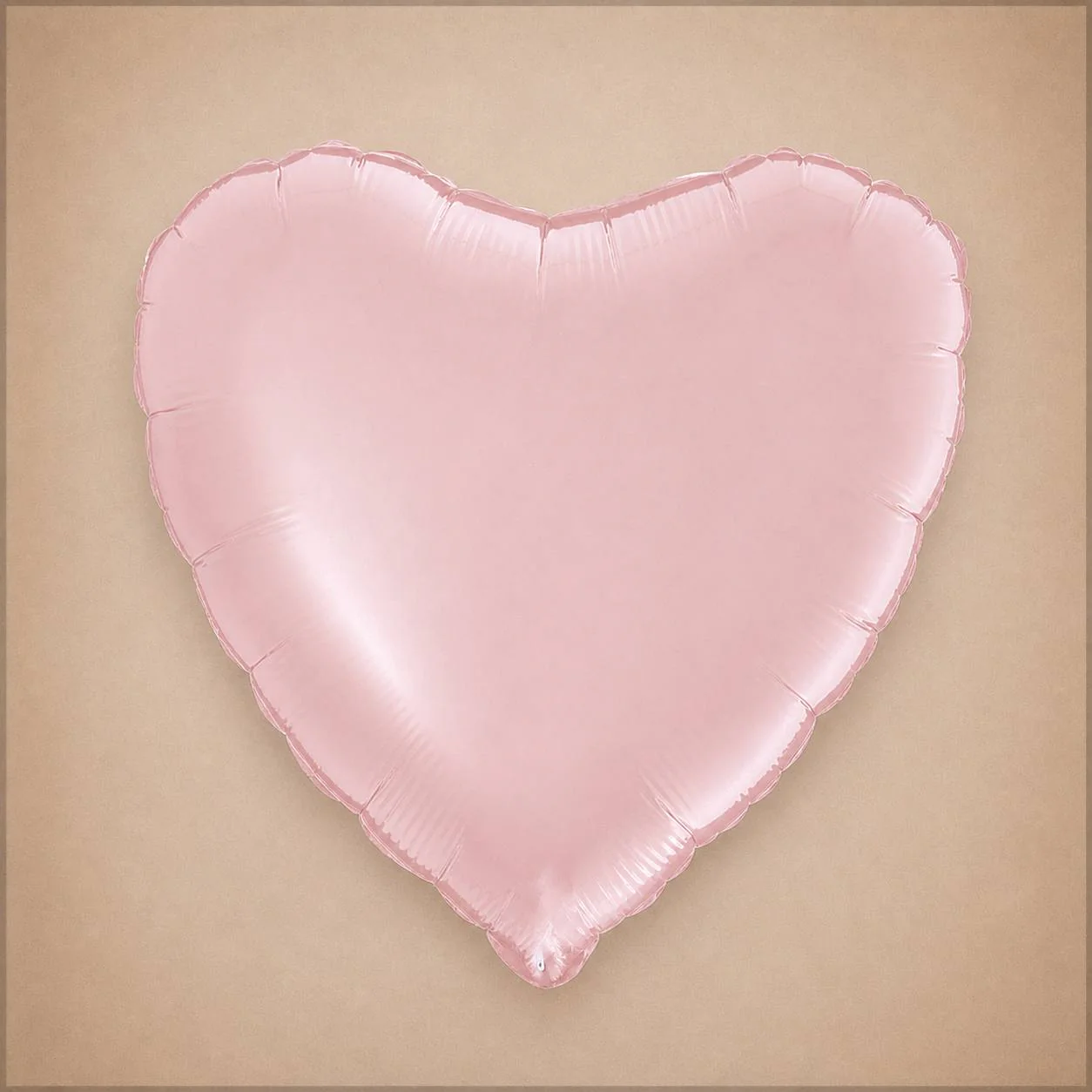 18" Pearl Pink Heart Foil Balloon