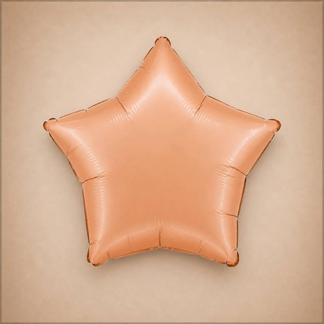 18" Coral Star Foil Balloon