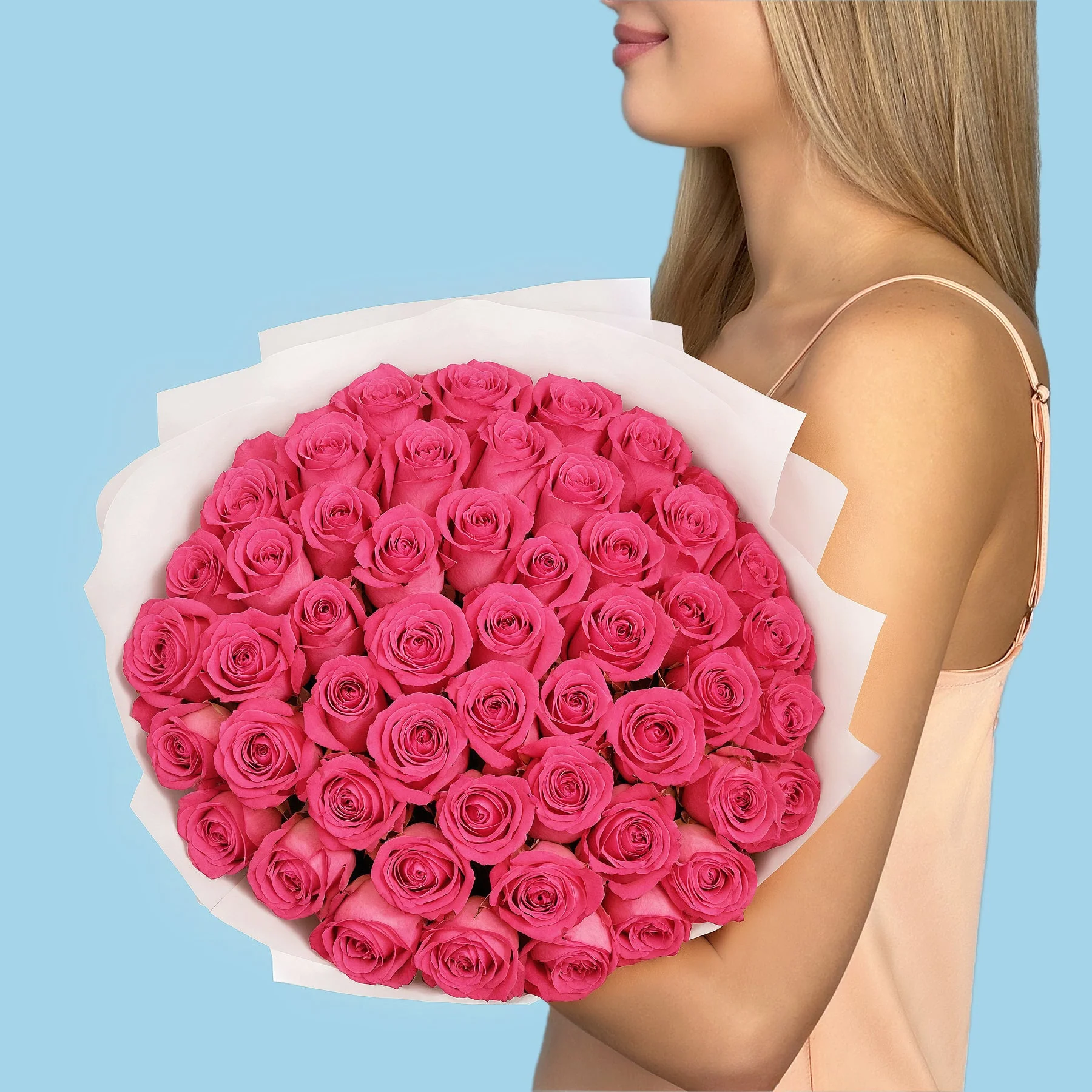 50 Pink Roses - Image 2