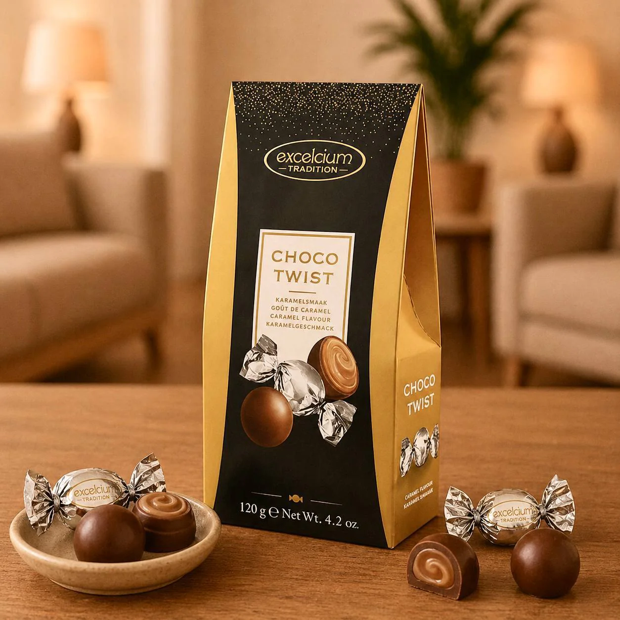 Excelcium Choco twist yellow 120g