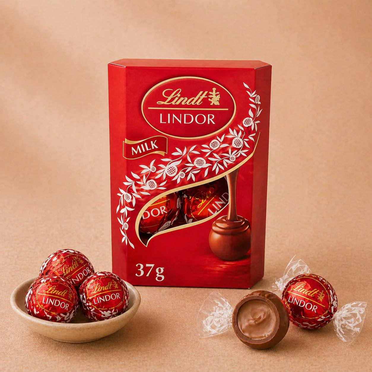Lindt LINDOR Milk Chocolate Truffles L Size